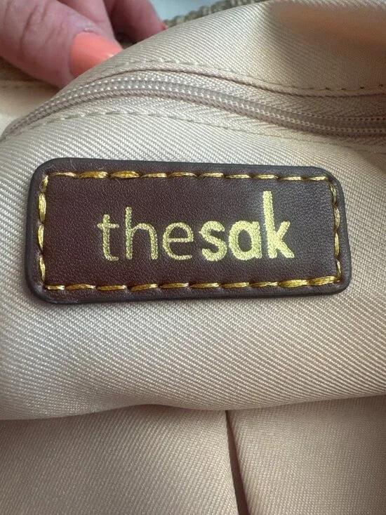 The Sak Purse Beige Multicolor Ribbons Riviera Shoulder Bag Beachy Boho Summer - Picture 8 of 16